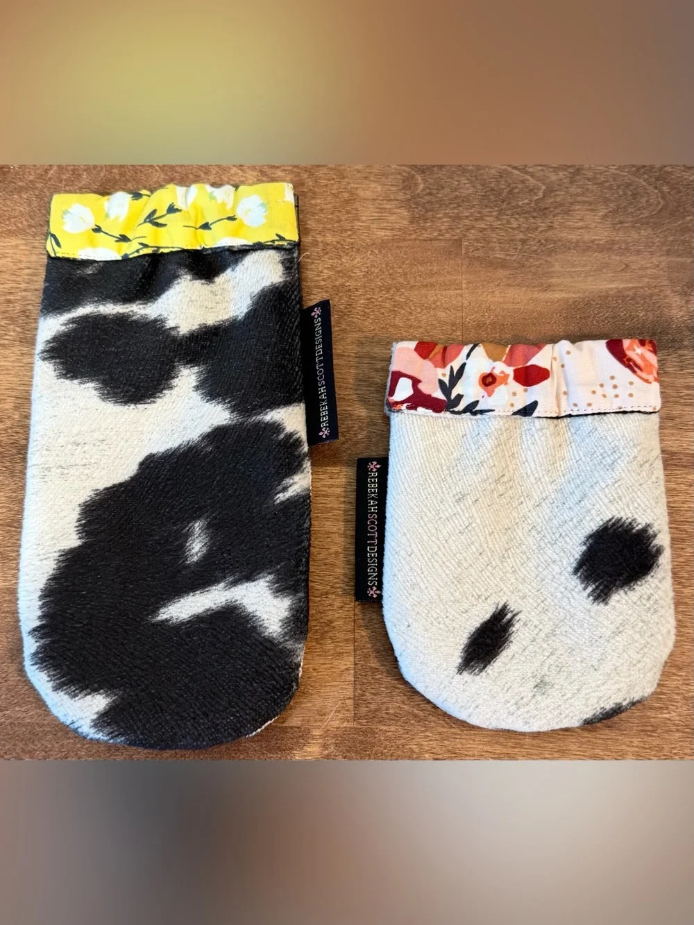 Rebekah Scott Designs RSD Cow Print Lizzy & Polly Set